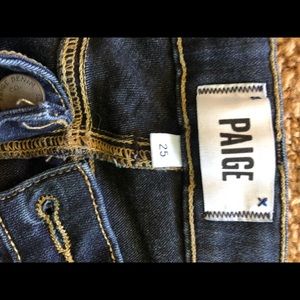 Paige Skinny Jeans - Dark Wash